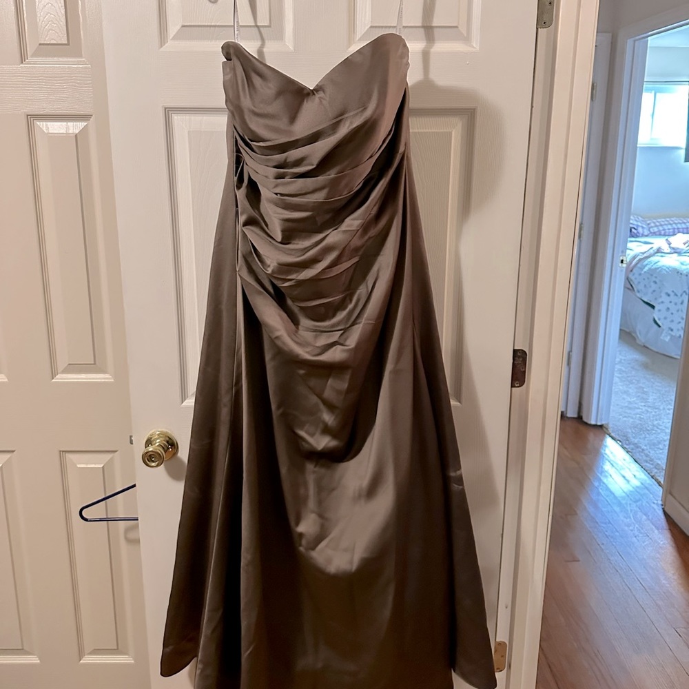 Alfred Angelo Mocha Bridesmaid dress